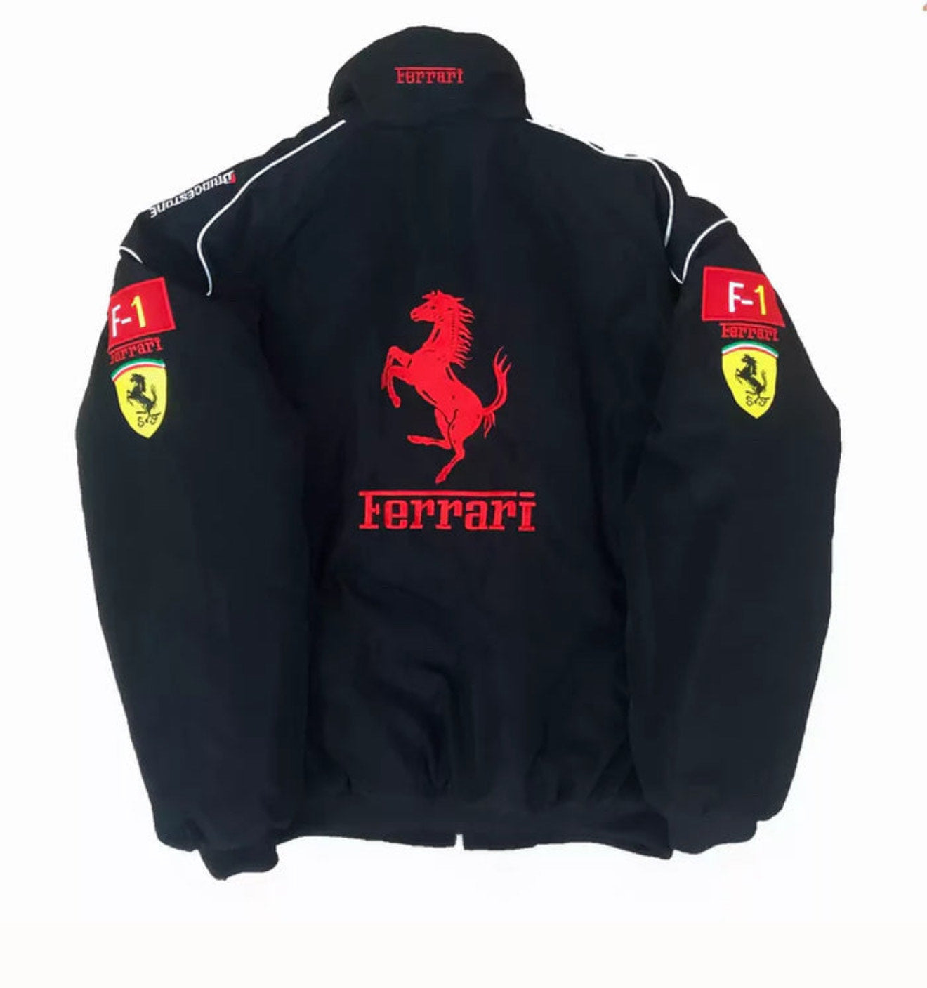 Ferrari F1 Team Racing Jacket – Black Edition (Unisex)